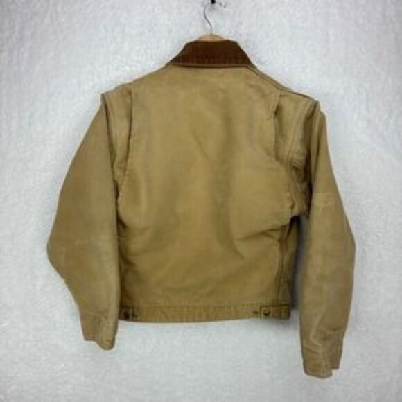 Carhartt Detroit Jacket Blanket Lined Mens Small J01 6BLJ BRN Brown - Picture 2 of 16